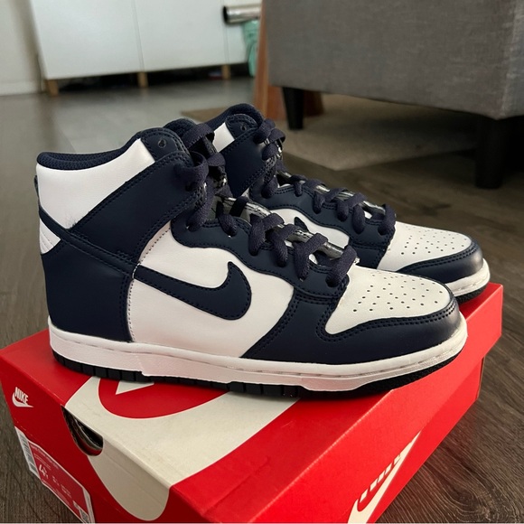 Nike Dunk High- midnight navy